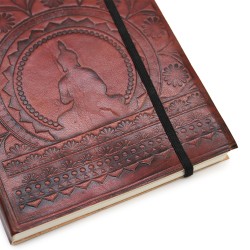 Caderno pequeno com elástico - Mandala Tibetana