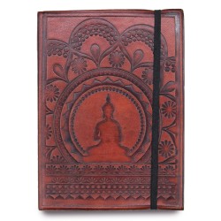 Small notebook with elastic - Tibetan mandala