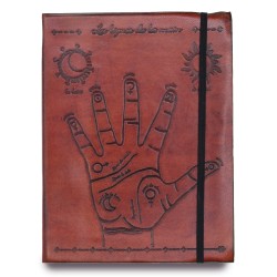 Medium notebook with elastic - Palmistry