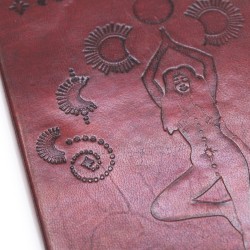 Small notebook with elastic - Cosmic Goddess