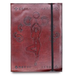 Caderno mediano con elástico - Cosmic Goddess