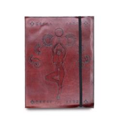 Cuaderno mediano con elástico - Diosa Cósmica