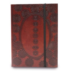 Small notebook with elastic - Chakra Mandala