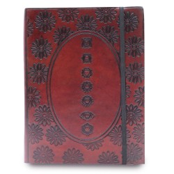 Medium notebook with elastic - Chakra Mandala