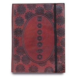 Carnet de notes moyen avec élastique - Chakra Mandala