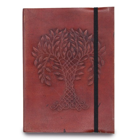 Small notebook with elastic - Tree of life