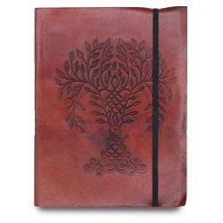 Carnet de notes moyen avec élastique - Arbre de vie