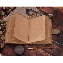 Leather Notebook "Never Hide Your Wings" (7x5")