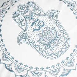 Cuscino Hamsa Mandala - 60x60 cm - verde