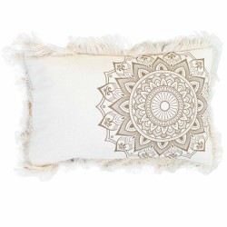 Coussin Mandala Lotus - 30x50cm - bronze