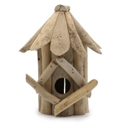 Floating Wood Bird Feeder - Small