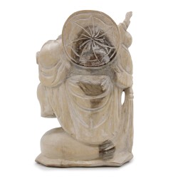 Il Buddha felice porta il legno - Imbiancare 30 cm