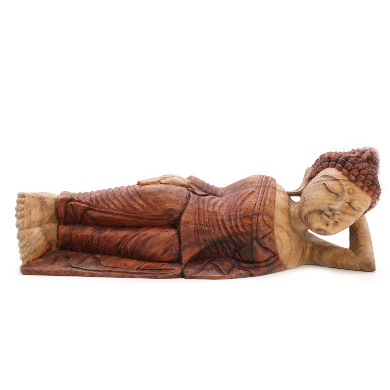 Buddha dormiente - 50 cm-STATUE DI BUDDHA INTAGLIATE A MANO-HOSTENATURA