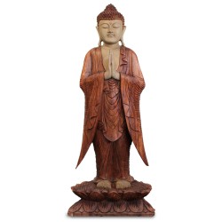 Statua del Buddha in piedi - 1 m Benvenuto