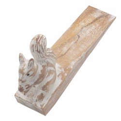 Hand-carved door stop - Squirrel