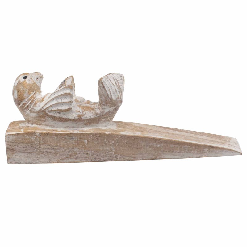 Hand-carved door stop - Seal pup-HAND CARVED DOOR STOPS-HOSTENATURA