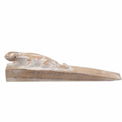 Hand-carved door stop - Geco