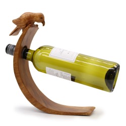 Suporte para garrafa de vinho - pássaro