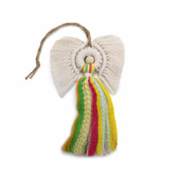 Macrame Angel - Arcoiris