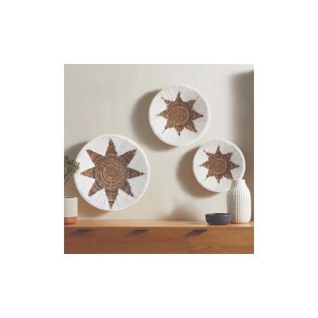 Set of three seaweed bowls - Cream