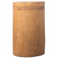 Tabouret / Table Tribal - Albasia - Naturel