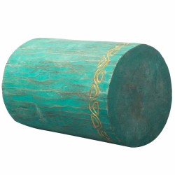 Tabouret / Table Tribal - Albasia - Turquoise