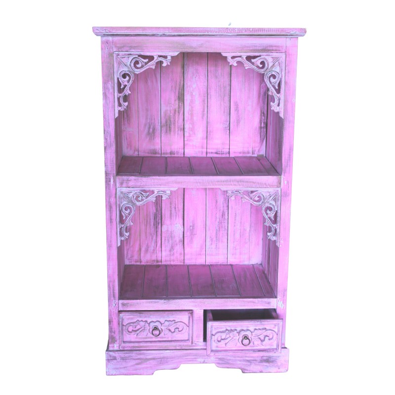 Albasia bathroom furniture - Pinkwash-BATHROOM FURNITURE MADE OF ALBASIA WOOD-HOSTENATURA