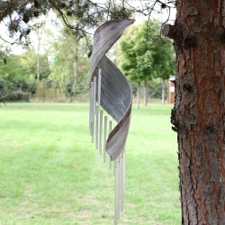 Coconut Leaf Wind Chimes - Bleached