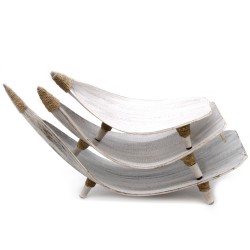 Coconut Leaf Fruit Bowl Set - Softened