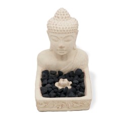 Arzător de tămâie Fengshui Buddha - Cremă