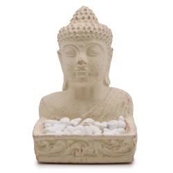 Arzător de tămâie Fengshui Buddha - Cremă