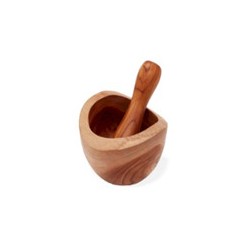 Maja and Teak Wood Mortar - Medium