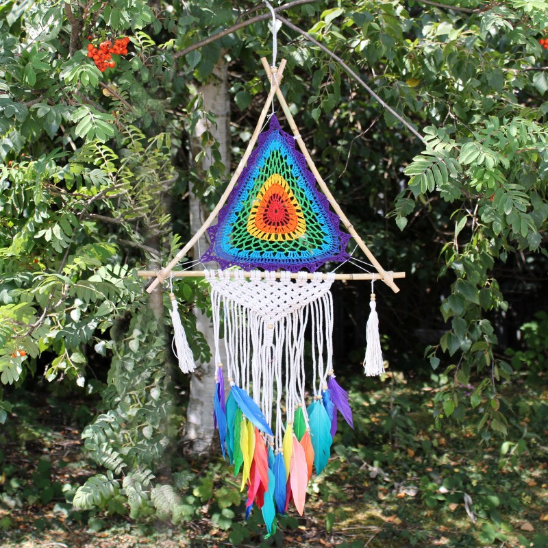 Bali Dreamcatchers - Piramide anitzeko handia-BALI DREAM CATCHER-HOSTENATURA