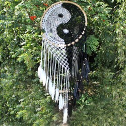 Bali Dreamcatchers - Extra Large Ying Yang D: 50 cm