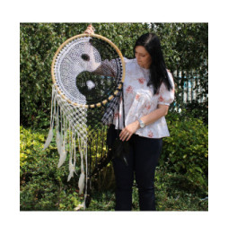 Bali Dreamcatchers - Extra Large Ying Yang D: 50cm