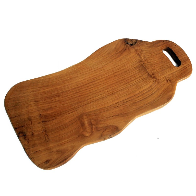 Taboleiro de cortar de teca - 50 cm-TABLAS DE CORTAR DE TECA-HOSTENATURA