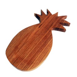 Teak wood cutting board in pineapple shape - 30x14cm