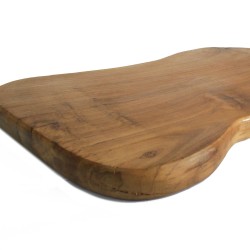 Anana formako teak egurrezko mozteko taula - 30x14cm