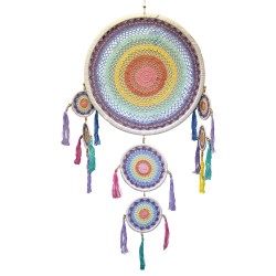 Large Dreamcatcher (55cm) - Rainbow Cake