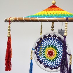 Handia Dramatic Dream Catcher - Vivid Rainbow