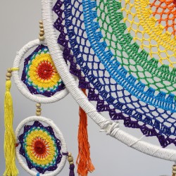 Extra Large Dream Catcher - Vivid Rainbow