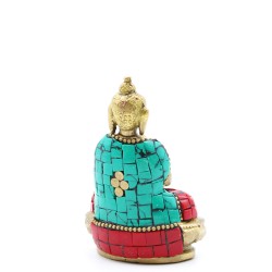 Figura de Buda de Llautó - Benedicció - 7.5cm