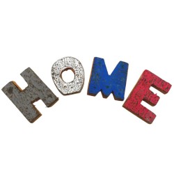 Lettere Color Corteccia Rustica - HOME (4x3)