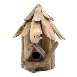 Balsa Wood Birdhouse - To Hang on Wall