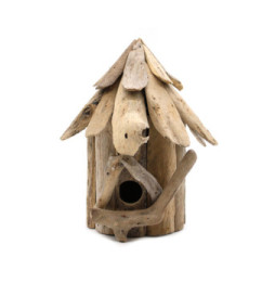 Casa de Pájaros Madera de Balsa - Para Colgar de Pared