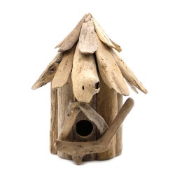 Balsa Wood Birdhouse - To Hang on Wall