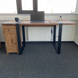 Desk Table 160x60x75cm (Drawer unit not included)