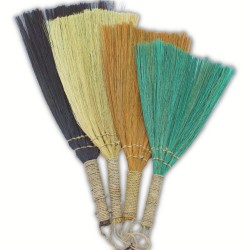 Set 4 - Pampas Fan Broom - Mixed Colors and Sizes