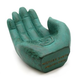 Incense Burner - Protective Earth (Green) - 14x6x4cm