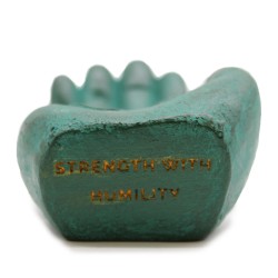 Incense Burner - Strength (Green) - 15x8.5x5cm